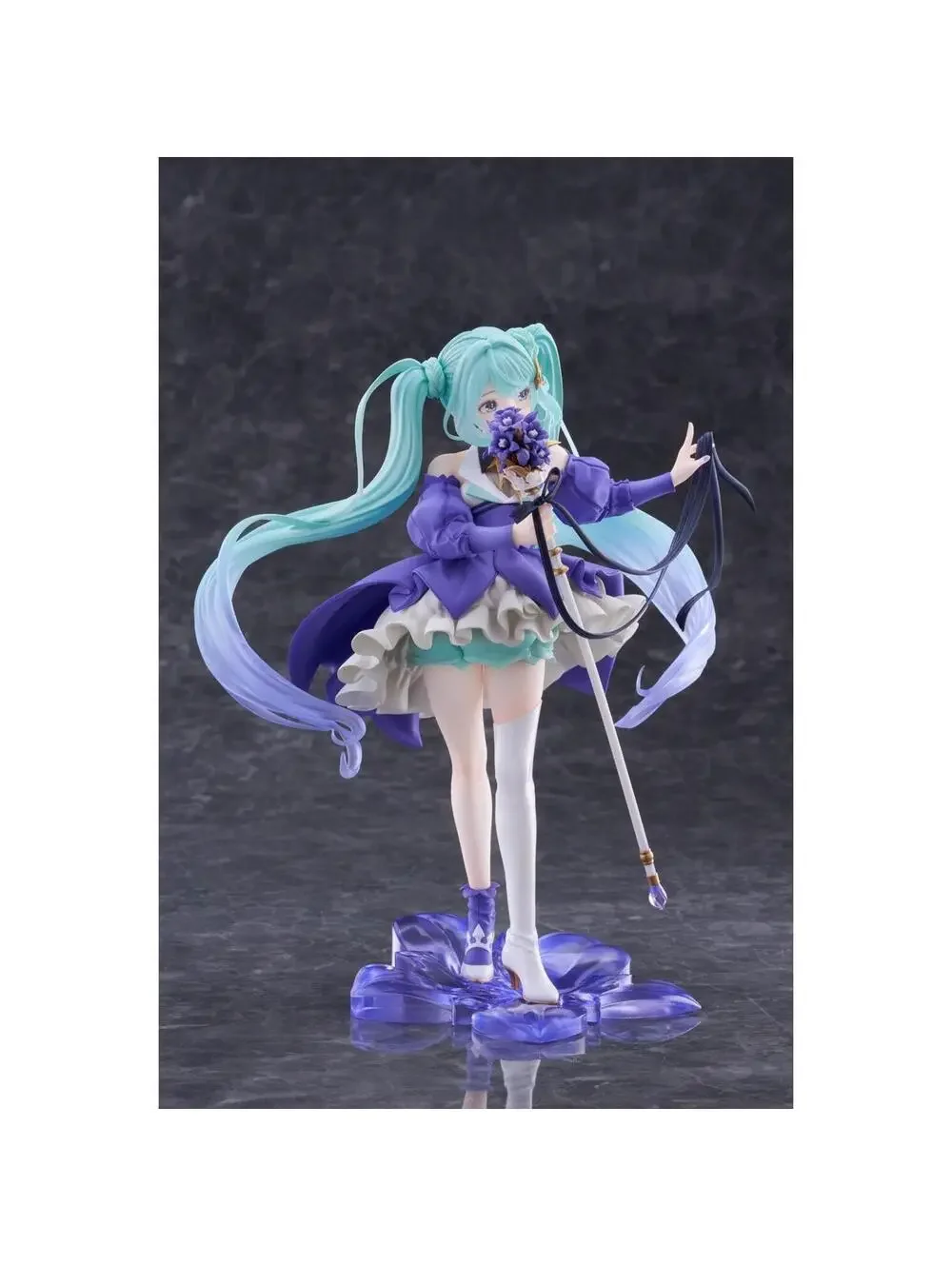 Taito Hatsune Miku Birthday 2021 Pretty Rabbit 1/7 Scale Figure New Purple Teal